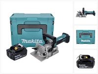 Makita DPJ 180 T1J Akku Nutfräse 18 V 100 mm + 1x Akku 5,0 Ah + Makpac - ohne Ladegerät