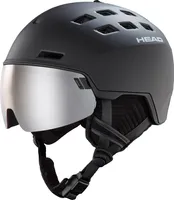 Head Radar Visor Helm Schwarz XS-S / Silver-Red/CAT2 Schwarz XS-S / Silver-Red/CAT2