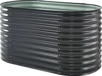 TrendLine Hochbeet Stahl 160 x 80 x 82 cm Ozean