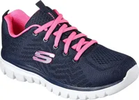 Skechers Sport Womens GRACEFUL GET CONNECTED WIDE FIT Sneakers Frauen 12615 Blau, Schuhgröße:41 EU
