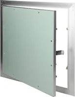 ECD Germany Revisionsklappe Revisionstür GK-Einlage 300x300 mm, Gipskarton 12,5mm, Alu Rahmen