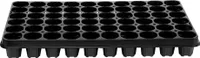 BigDean Anzuchtplatte Pro 60 Pflanzlöcher Ø 4,7 cm Pflanzschale Anzuchtschale Topfplatte 52 x 30 x 6 cm