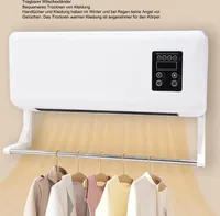 OKWISH Heizlüfter Intelligente Zeitschaltuhr,Energiesparend Keramikheizlüfter mit Fernbedienung，1500w，mit Warm- und Kaltfunktion Wandmontage Heizgerät