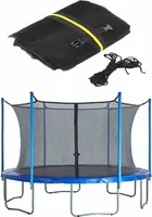(2,4 m pro 6 tyčí) Náhradní bezpečnostní síť na trampolínu, síť na trampolínu pro trampolíny 8 ft, 10 ft, 12 ft a 14 ft