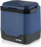 Outtec® Chladnička do auta, mini chladnička - objem 33 l - malá chladnička na nápoje, minibar, přenosný chladicí box pro kempování, kancelář, zahradu, auto