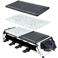 Raclette-Grill Set Genf mit Big-Wechselplatten - A-Ware/B-Ware: A-Ware