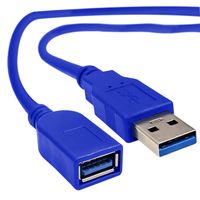 Przedłużacz USB kabel do szybkiego ładowania kabel do transmisji danych kabel do ładowania USB 3.0 wtyczka A z gniazdem A drukarka kamera 1,5 m Retoo