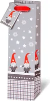 Weihnachten - Tasche - Flaschentüte - Weintasche - Wichtel
