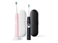 Philips Sonicare ProtectiveClean čierno-ružový 1+1 HX6800/35