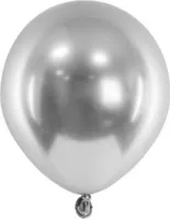 Balony Glossy 12cm 50szt srebrny
