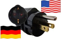 Urlaubsadapter USA für Geräte aus Deutschland