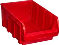 allit Sichtlagerkasten ProfiPlus Compact 5 aus PP rot