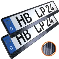 IVALITY Magnetischer Kennzeichen-Halter - Rahmenlose  Nummernschild-Halterung für 2X Alu-Kennzeichen - Wechselkennzeichen  Österreich - Magnet Auto-Zubehör : : Auto & Motorrad
