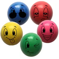 4x Flummis Springball neon zweifarbig Hüpfball Bälle Netz 42mm Kinder  Mitgebsel