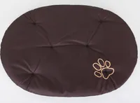 Hundekissen Hundeplatz Hunde Unterlage Hundekorb Hundehaus Hundeschlafplatz Hunde Schlafplätze 60 x 83 cm Braun