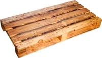 2er set Palette 120 x 60 x 13 cm - geflammt