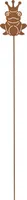 Dekostab Frosch H 90 cm