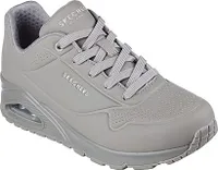 Skechers Dámske šnurovacie topánky športové gumová podrážka šedá