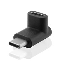 Adaptér MICROCONNECT USB-C na C s úhlem 90° - adaptér (USB3.2CCMF)