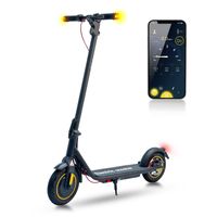Elektroroller Mit Blinker Ohne Straßenzulassung Faltbarer Elektroscooter bis 100kg, 10AH Batterie, 10 Zoll Wabenreifen E Scooter, LED Anzeige, Duales Bremssystem E Roller Für Erwachsene