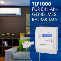 HTS 1000 Hutschienen-Temperaturschalter (Temperaturregler) mit Fühler,  Kühlen & Heizen, 230 V Thermostat