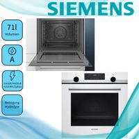 Siemens HB517ABW0 Einbau-Backofen weiss EEK: A