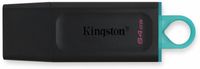 Kingston DataTraveler Exodia - 64 GB - USB Typ-A - 3.2 Gen 1 (3.1 Gen 1) - Kappe - 11 g - Schwarz