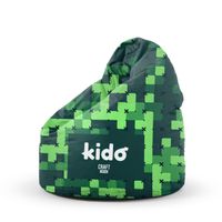 Kido By Diablo Kindersitzsack mit Füllung Sitzsack Gaming Sessel Beanbag Farbe: Craft