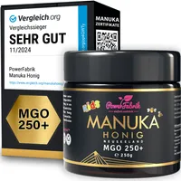 Manuka Honig Kinder | MGO 250+ | 250g | HALAL | Das ORIGINAL aus NEUSEELAND | Manuka Kids | PUR, ROH &  |  100% natürlich | PowerFabrik