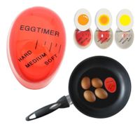 Eieruhr für 4 Eier zum Mitkochen mit Farbwechsel Egg Timer Eierkocher Küchenuhr 