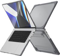 Mobigear Shockproof - Apple MacBook Pro 14 Zoll (2021-2024) Hardcase Hülle MacBook Case - Grau