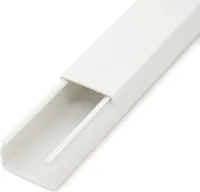 1m Kabelkanal Weiß Selbstklebend, 3,0 x 2,0 x 100 cm / 1 x 1m