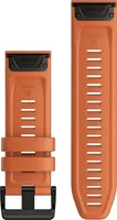 Zamienna opaska na rękę Garmin QuickFit 26 mm silikonowa pomarańczowa/szara płytka
