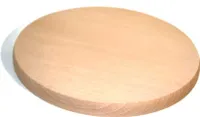 Rundes Holzschneidebrett 22 cm | Rundes Küchenbrett aus Holz | Servierbrett aus Holz | Holzuntersetzer 22 cm