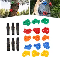 Klettergriffe Set Outdoor Baumkletter Kletterspielzeug für Kinder unter 15 Jahre