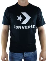 Converse Star Chevron Tee Black T-Shirt Herren 10018568 Schwarz, Bekleidungsgröße:M