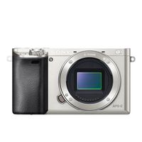 Sony α ILCE-6000, 24,3 MP, 6000 x 4000 Pixel, CMOS, Full HD, 285 g, Silber