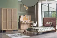 Kinderzimmer Kinderbett + Schreibtisch + Kleiderschrank JVmoebel