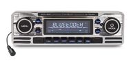 Caliber Retro rádio 4x75W s FM, CD, Bluetooth a USB - Silber (RCD120BT)
