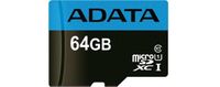 ADATA 64GB - microSDHC - Class 10 - 64 GB - MicroSDHC - Klasse 10 - UHS-I - 85 MB/s - 25 MB/s