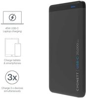 Cygnett Powerbank 5943 ChargeUp Pro 20k portabel USB-C Schwarz