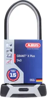 ABUS Bügelschloss Granit XPlus 540 - Fahrradschloss mit XPlus Zylinder - ABUS-Sicherheitslevel 15 - Schwarz/Grau - 300 mm Bügelhöhe