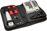 LogiLink Netzwerk-Werkzeug-Set in schwarzer Tasche