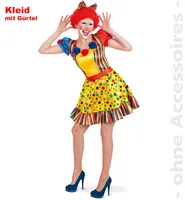 Bunter Hausfrauenkittel geblümt Oma-Verkleidung Putzfrau-Kostüm