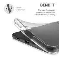 kwmobile Hülle kompatibel mit Xiaomi 11 Lite (5G) NE / Mi 11 Lite (5G) - Silikon Handyhülle transparent - Handy Case in Transparent
