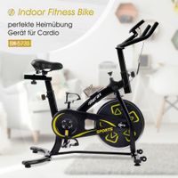 Fitness kola, cvičební kolo, vnitřní kolo s LCD konzolí, pohodlný sedák pro kardio trénink, nastavitelné sedadlo a řídítka（černožlutá）