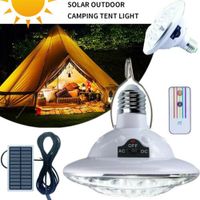 LED Solarleuchte USB Glühbirne Zeltlicht Camping Garten Lampe Außen-Beleuchtung