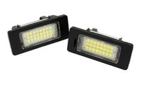 LHLP001S28 | LED Kennzeichenbeleuchtung mit E-Prüfzeichen, Ersatz für  BMW 1er (E82, E88), 3er (E90), 5er (E39 E60), X | LED Nummernschildbeleuchtung | CANBUS Lampe, 2 Stück