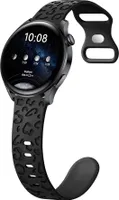 INF 22mm silikónový remienok na hodinky pre Huawei GT4/3 Samsung Watch čierna
