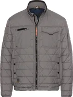Camel Active Winterjacke grau einfarbig Reißverschluss Regular Fit